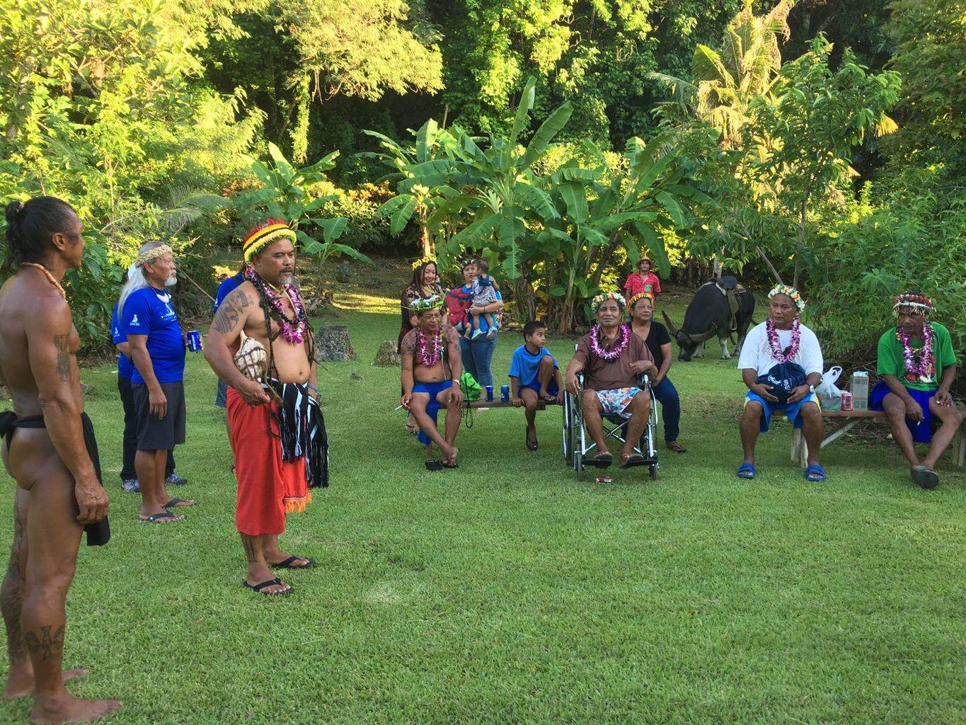 Valley of the Latte and Ulitao welcome master navigators from Yap and Hawaii. Matson Navigation - Valley of the Latte Valley of the Latte and Ulitao welcome master navigators from Yap and Hawaii. Matson Navigation