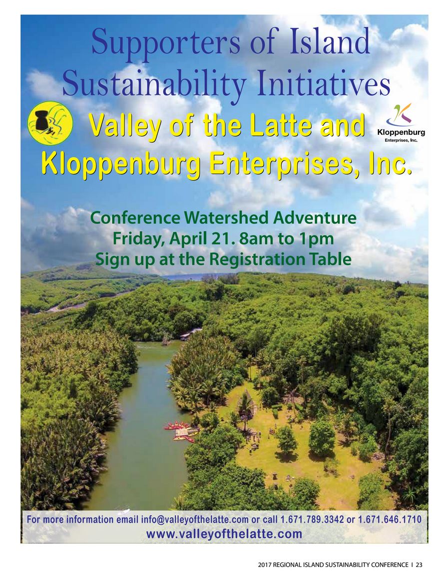 Island Sustainability Conference Guam 2017, Valley of the Latte, Eco-Tourism