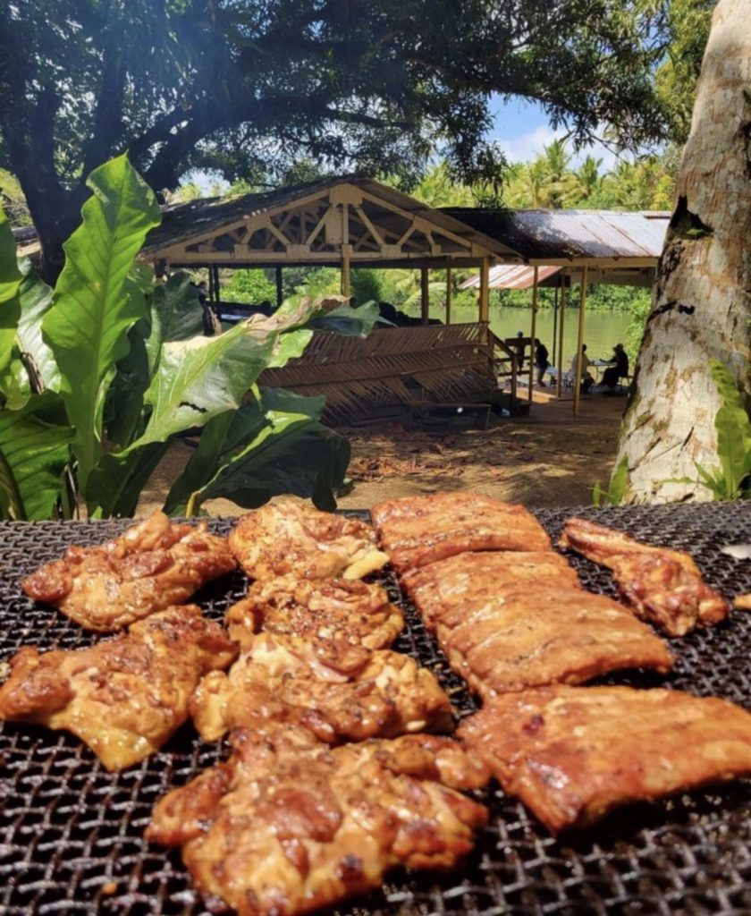 BBQ Chicken and Ribs for the fiestas style bbq island fiesta plate