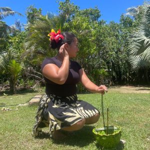 Guam Easter Basket Coconut Leaf Workshop at the Valley of the Latte