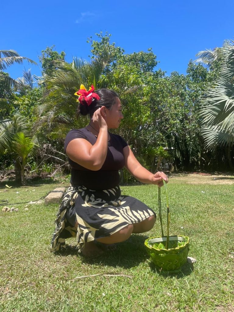 Guam Easter Basket Coconut Leaf Workshop at the Valley of the Latte
