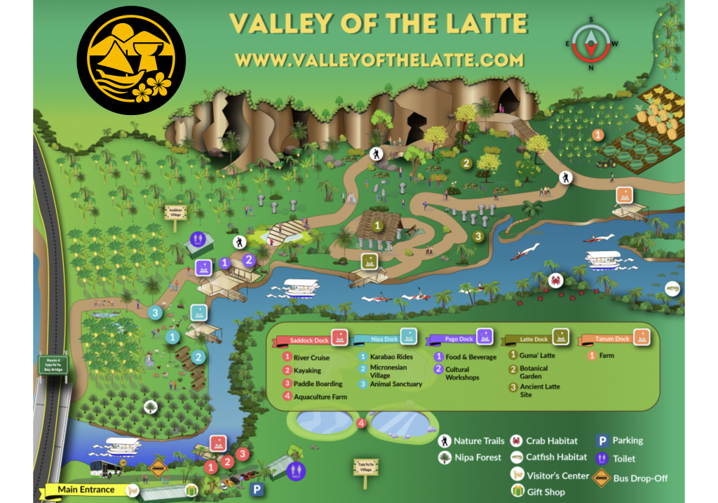 Valley of the Latte Map - Valley of the Latte - Valley of the Latte Valley of the Latte Map