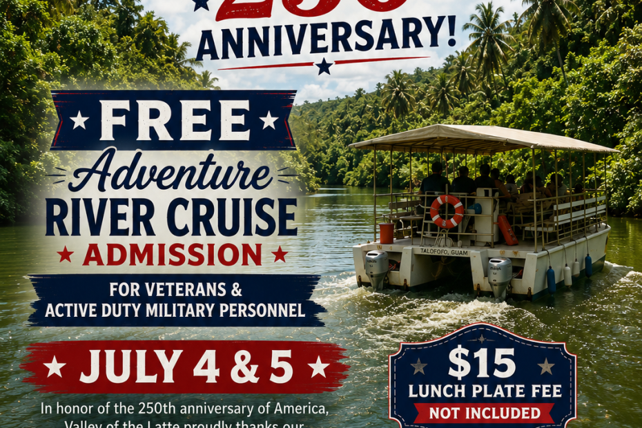 Veterans & Active Duty Military FREE Admission – Adventure River Cruise July 4th & 5th